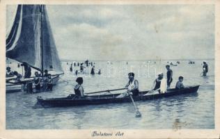 Balatoni vitorlák 10 db régi lap