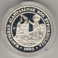 Ungarn, moderne Gedenkmünze, Silber "Szt. László", 31,1 gr (0,925), Erh.:pp in Etui/dobozban