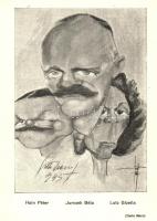 12 db RÉGI használatlan magyar politikusokról készült gúnyrajz kiváló minőségben. Gatto Nero szignóv...