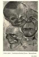 12 db RÉGI használatlan magyar politikusokról készült gúnyrajz kiváló minőségben. Gatto Nero szignóv...