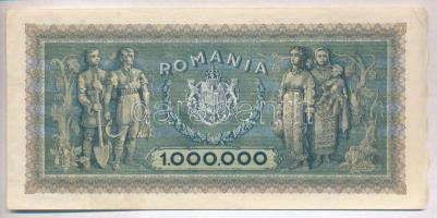 Románia 1947. 1.000.000L T:I- sarokhajtások
Romania 1947. 1.000.000 Lei C:AU corner folds