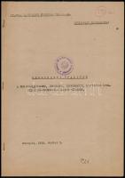 1959 Bp., XIV. Ker. Légoltalmi Törzsparancsnokság szervezeti utasítása