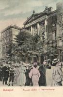 Budapest VIII. Nemzeti Színház. Montázslap / montage postcard