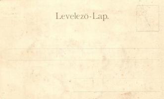 Budapest V. Országház. Montázslap / montage postcard