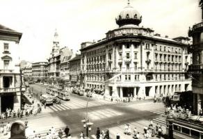 10 db MODERN magyar képeslap villamosokkal / 10 modern Hungarian postcards with trams