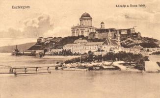 Esztergom, Látkép a Duna felől, Bazilika  (EK)