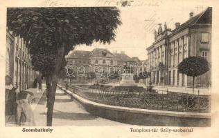 Szombathely, Templom tér, Szily szobor (fl)