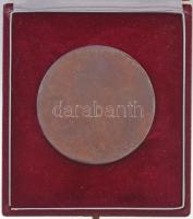 DN "Szadáért" Br emlékplakett eredeti dísztokban (79mm) T:2