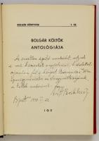 Bolgár költők antológiája. Fordította és összeállította: Dimo A. Boikliev. Bp.,(1938), Irók Gazdaság...