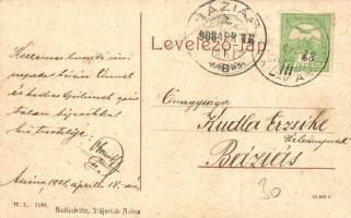 Anina, Stájerlakanina, Steierdorf; Vasöntöde, vasgyár, vasúti sínek. W. L. 1188. Hollschütz kiadása ...