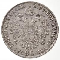 1855E 20kr Ag "Ferenc József" T:1-,2 karc,ph.
Hungary 1855E 20 Kreuzer Ag "Franz Jos...