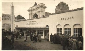 1941 Budapest, Nemzetközi Vásár, M. kir. posta, rádió üzenetek, studió