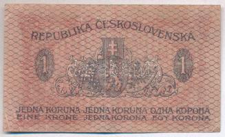 Csehszlovákia 1919. 1K T:III  Czechoslovakia 1919. 1 Koruna C:F  Krause 6.a