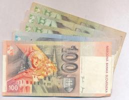 Szlovákia 1999. 50K + 2001. 20K (3x) + 100K T:III
Slovakia 1999. 50 Korun + 2001. 20 Korun (3x) + 1...