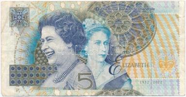 Skócia 2002. 5Ł T:III 
Scotland 2002. 5 Pound C:F