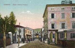 Cormons, Posta e Banca Friulana / post office, street view, bank. A. Pertot