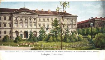 Budapest VIII. Ludoviceum. Walter Haertel Wien Nr. 162.