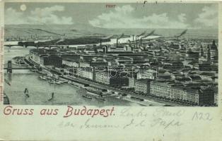 1898 Budapest, Pest. Ottmar Zieher litho (fa)