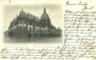 Budapest IX. Iparművészeti Múzeum. Rigler Részv.Társ. litho
