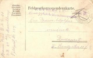 10 db első világháborús osztrák-magyar tábori postai levelezőlap / 10 WWI Austro-Hungarian military ...