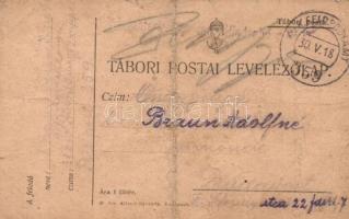 10 db első világháborús osztrák-magyar tábori postai levelezőlap / 10 WWI Austro-Hungarian military ...