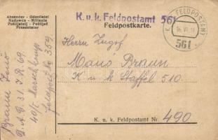 10 db első világháborús osztrák-magyar tábori postai levelezőlap / 10 WWI Austro-Hungarian military ...