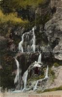 Maroshévíz, Toplita; vízesés a Bánffy forrással / waterfall with spring