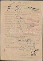 cca 1920-1930 Kristály ásványvizes reklámlap