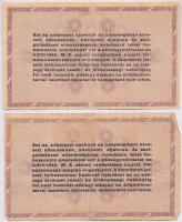 1946. 100.000AP (5x) közte 2db sorozat- és sorszám nélkül T:III