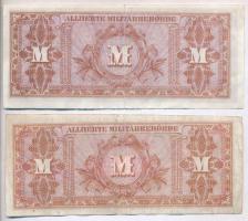 Német Harmadik Birodalom / Szövetséges megszállás 1944. 50M + 100M T:III
German Third Reich / Allie...