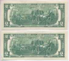 Amerikai Egyesült Államok 2013-2016. 2$ "Rosa Gumataotao Rios - Jacob Joseph Lew" (2x) egy...