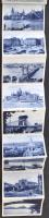 Budapest, leporellolap 9 lappal / leporellocard with 9 pages