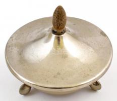 Fém cukordoboz d: 13 cm