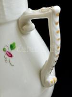 Herendi csipkebogyó mintás mokkás készlet. 4 személyes, kézzel festett, jelzett, hibátlan