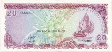 Maldív-szigetek 1987. 20R T:III
Maldives 1987. 20 Rufiyaa C:F