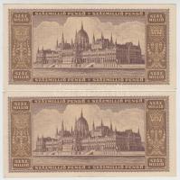 1946. 100.000.000P (2x) sorszámkövetők T:II