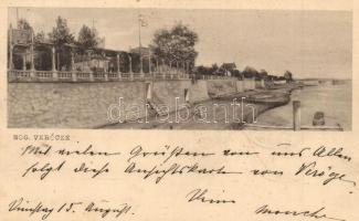 1899 Nógrádverőce, Duna part és vendéglő