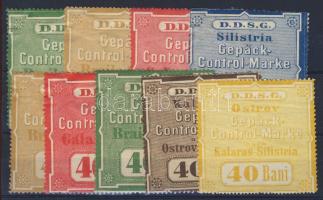 DDSG 9db csomagellenörző bélyeg