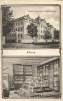 Kőszeg, Ferenc József katolikus főgimnázium, Természetrajz szertár, belső. Art Nouveau (EK)