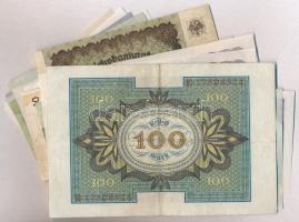 21db-os vegyes külföldi bankjegy és szükségpénz tétel, közte Nigéria, Bulgária, Brazília, Mongólia, ...