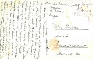 1945 Ősagárd, Evangélikus templom. photo (EK)