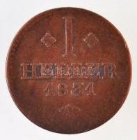 Német Államok / Hesse-Cassel 1831. 1h Cu T:2-,3
German States / Hesse-Cassel 1831. 1 Heller Cu C:VF...