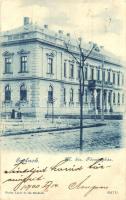1900 Szolnok, M. kir. Törvényház, bíróság. Fuchs Lipót és Fia kiadása