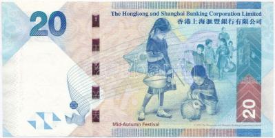 Hongkong 2013. 20$ T:II
Hong Kong 2013. 20 Dollars C:XF