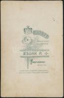 cca 1880 Biharfüred, Jadolina-vízesés, 3 db keményhátú fotó, 16,5×11 cm