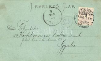 1899 Szolnok, Vasúti vashíd, híd (EK)