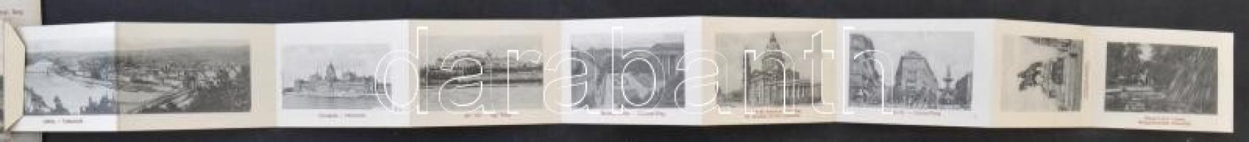 Budapest I. Királyi vár. leporellolap / leporellocard (EK)