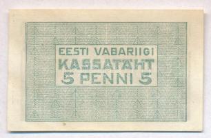Észtország 1919. 5p T:II-,III
Estonia 1919. 5 Penni C:VF,F
Krause 39