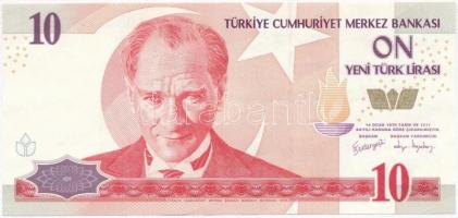 Törökország 2005. 10L T:II Turkey 2005. 10 Lira C:XF Krause 218