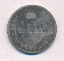 1886KB 1Ft Ag "Ferenc József / Barokk címer" T:3 
Hungary 1886KB 1 Forint Ag "Franz ...